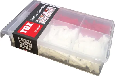 Produktbild von Tox-Dübel-Technik TOX 094 900 051 - Schrauben- & Dübelsatz - Kunststoff - Rot - Weiß - 8 mm - 5,1 cm - 215 Stück(e)