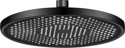 Produktbild von 10 Zoll runder Edelstahl Regenduschkopf - verstellbarer Hauptduschkopf - wassersparend - anti-Kalk-Düsen - Wasserfall-Duschkopf - Durchmesser 26 cm