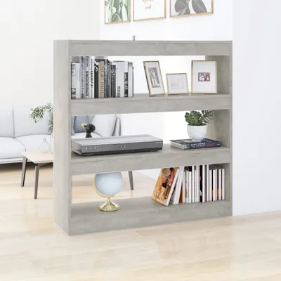Immagine prodotto di Maison Exclusive - Libreria/divisorio grigio cemento 100x30x103 cm