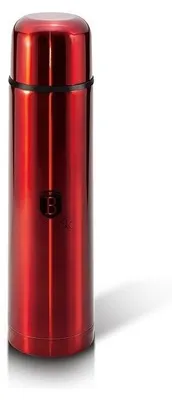 Image de Thermos en acier inoxydable 1 l Burgundy Metallic Line BERLINGERHAUS BH-7604