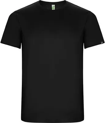 Immagine prodotto di Roly Eco CA0427 | Maglietta funzionale Imola da uomo - 50% poliestere riciclato - Colore: Nero 02 - Taglia: 3XL