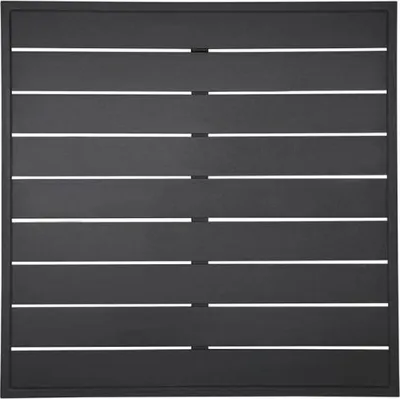 Produktbild von Bolero Tischplatte Aluminium schwarz 700x700x30mm