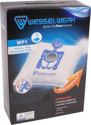 Produktbild von 4 x WP1 = Swirl PH86 Staubsaugerbeutel Philips AEG Electrolux Hanseatic Privileg