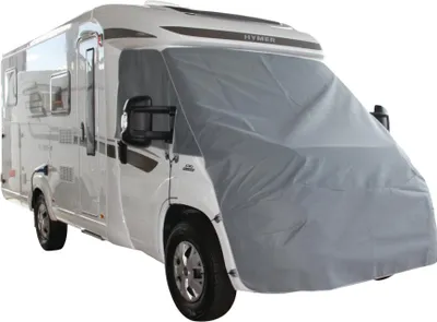 Produktbild von Hindermann 7018-5550, Abdeckung der Windschutzscheibe, Caravan, Grau, Einfarbig, Plane, Vorderseite