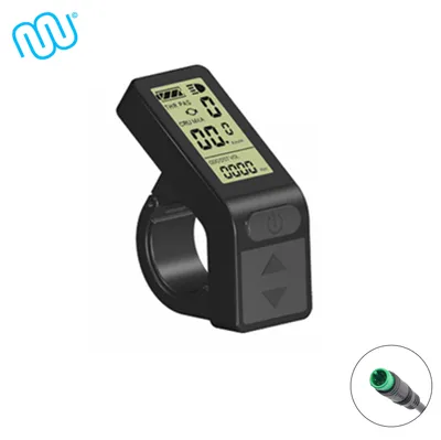 Produktbild von windmeile | Display KT-LCD4, Waterproof, Julet 5 Pin, Bordcomputer, LCD-Display, E-Bike, Elektrisches Fahrrad, Pedelec, 24V/36V/48V