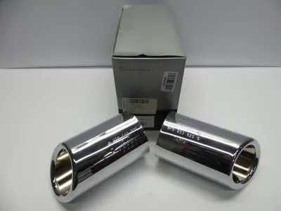 Produktbild von Original AUDI A4 A5 A6 Q5 Auspuffblende Chrom 6 Zylinder 8K0071761C