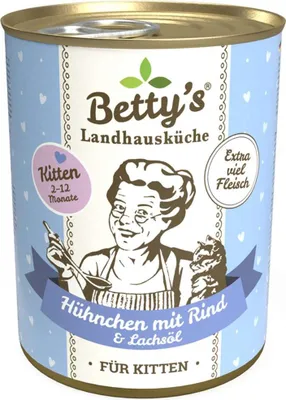 Immagine prodotto di Bettys 400gx6 Kitten Hühnchen&Rind Katze
