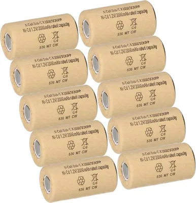 Obrázek produktu pro 10 kusů XCell akumulátor Sub-C 1,2 V / 2000 mAh 2000SCK/PP