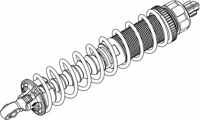 Produktbild von MCD Racing Stoßdämpfer Set Hinten