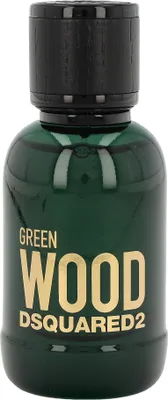 Produktbild von Dsquared2 Green Wood, Männer, 50 ml, Nicht nachfüllbare Flasche, Zitrone, Pfeffer, Zedernholz, Vetiver, Ambrox, Moschus, Nagarmotha