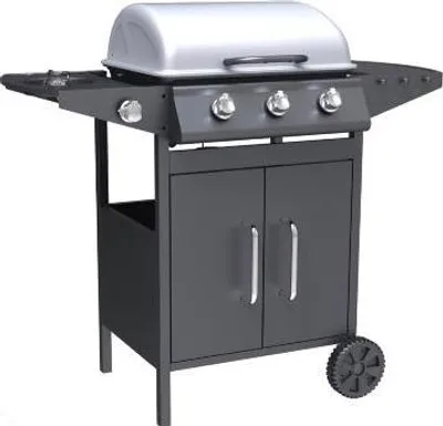 Immagine prodotto di Pyramidea BBQ3PL1 Barbecue e bistecchiera Carrello Gas Nero Acciaio inox