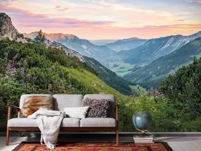 Produktbild von Komar Vlies Fototapete - Alps - Größe: 400 x 250 cm (Breite x Höhe) - 4 Bahnen