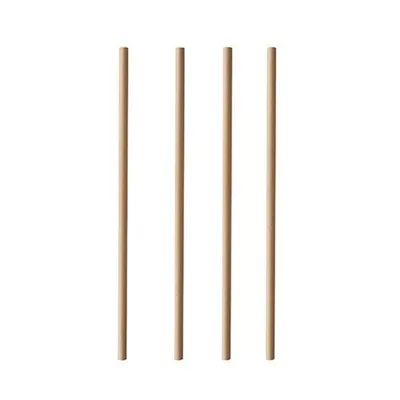 Produktbild von Papstar Trinkhalme aus Papier "pure" Ø 6 mm · 20 cm braun 10 x 100 Stück