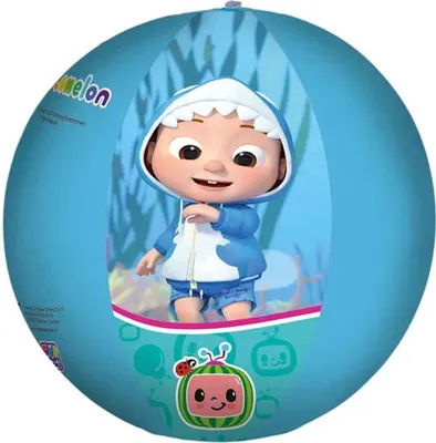 Produktbild von Happy People 16043 - Strandball - Cocomelon (29cm) Kinderball Spielball Wasserball