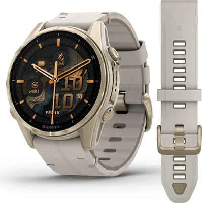 Obrázek produktu pro Garmin 010-02903-40 Watch fenix 8 AMOLED Sapphire crystal silicone strap Set