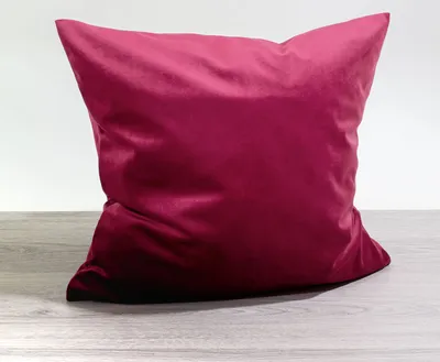 Produktbild von Kissen Deko von Lysel - bordeaux Samtia 50x50 Polyester kissenbezug Dekokissen