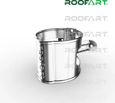 Produktbild von Fallrohrschelle Regenrohrschelle von Roofart ( verzinkt ) Größe 87 mm