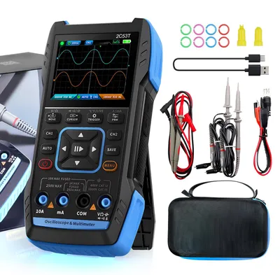 3-in-1 Oszilloskop Multimeter DDS Generator, 2-Kanal, 250 MS/s, 50 MHz