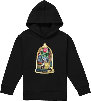 Produktbild von Beauty And The Beast - Kapuzenpullover für Kinder, meliert TV26302 (116) (Sportliches Heather)