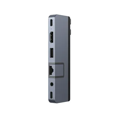 Obrázok produktu pre HYPER HD575-GRY-GL dokovacia stanica pre notebooky/replikátor portov USB 3.2 Gen 1 (3.1 Gen 1) Type-C sivá