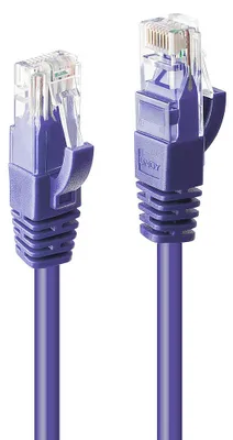Imagen del producto de Cable Lindy 48123 Cat6 U/UTP, color violeta, 2.00 metros