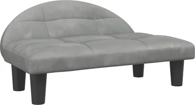 Obrázok produktu pre vidaXL Pelech pre psov svetlosivý 70x52x30 cm Velvet