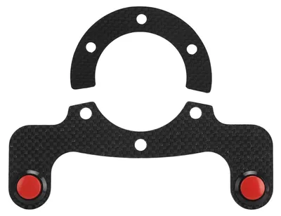Image de Solidchoice - Bouton de volant en fibre de carbone pour volants