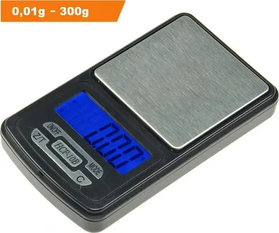 Produktbild von Feinwaage 0,01g - 300g  Digital Präzisionswaage Gewürzwaage Grammwaage Zähl Waage Miniwaage Taschenwaage Goldwaage