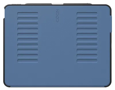 Productafbeelding van Zugu case Hoesje iPad Air 13" (M2-M4) 2024 & iPad Pro 12.9 (3rd/4th gen) – Verstelbare Magnetische Houder met 8 Hoeken – Veilige Magnetische Montage – Grote Valbescherming - Blauw