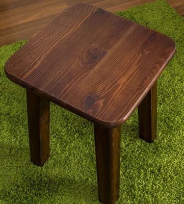 Produktbild von Holzhocker massiv