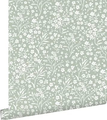 Produktbild von ESTAhome Tapete Blumen Mintgrün 50 x 900 cm