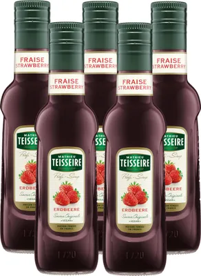 Produktbild von Mathieu Teisseire Getränke-Sirup Erdbeere 0,25L (5er Pack)