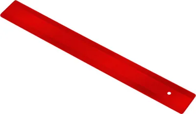 Produktbild von Lineal "30 cm" transluzent-rot
