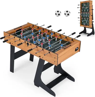 Imagen del producto de Silecomplaza: mesa de futbolín plegable para 2-4 jugadores, con dimensiones de 120 cm