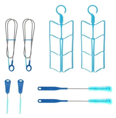 Image de Kit de nettoyage 4 en 1 pour gourdes, idéal pour les sports de plein air