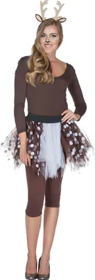 Produktbild von Petticoat Tüllrock Rehkitz Rehlein Reh Karneval Fasching Kostüm