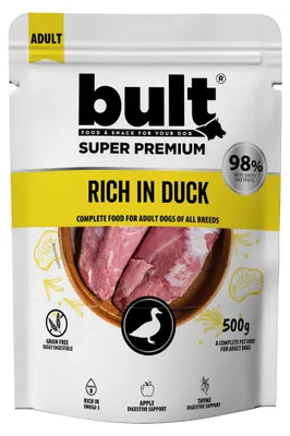 Obrázek produktu pro BULT | Krmivo pro psy - Konzervované krmivo s kachnou - BULT, sáček 500 g - kompletní krmivo - pro dospělé psy