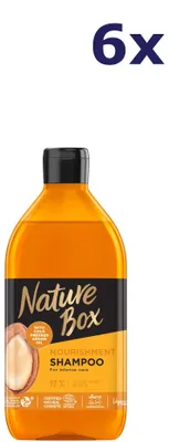 Produktbild von 6x Nature Box Shampoo 385ml Nourishment