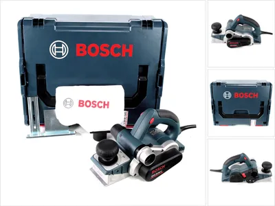 Zdjęcie produktu dla Bosch GHO 40-82 C Professional, Czarny, Niebieski, Srebrny, 14000 RPM, 8,2 cm, 2,4 cm, 5,5 m/s², Prąd przemienny