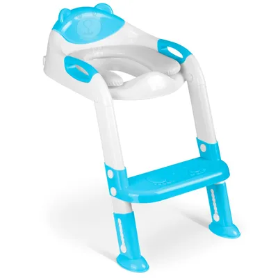 Obrázek produktu pro Ricokids 729200 Dětské WC sedátko se schůdky medvídek, modrá