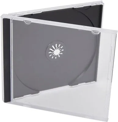 Zdjęcie produktu dla Profesjonalne etui na płyty CD - 50 sztuk - typu "jewel case" - wykonane z tworzywa sztucznego