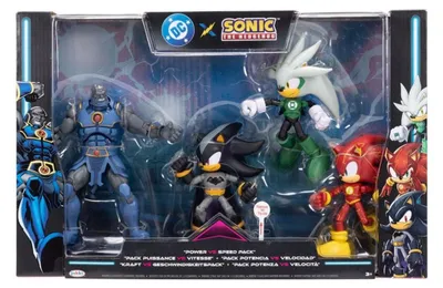 Productafbeelding van Jakks Pacific Sega Sonic X DC Multipack-figuren, 13 cm, 4 stuks, meerkleurig. Meerkleurig, one size