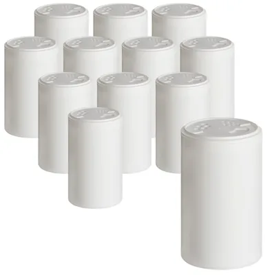 Productafbeelding van Set van 12 Plastic Kruidenpotjes 200 ml met Sprinkeldop