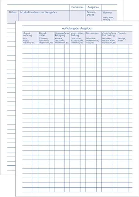 Produktbild von Avery Zweckform 201, Haushaltsbuch, A5, mit Jahresübersicht, 36 Blatt