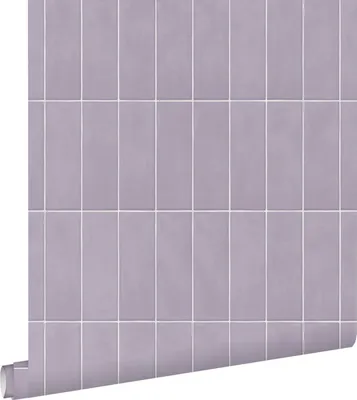Produktbild von ESTAhome Tapete Fliesenmuster Violett 50 x 900 cm
