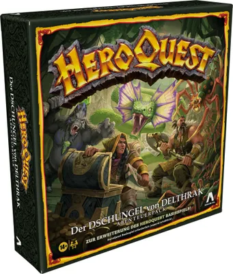 Zdjęcie produktu dla Hasbro Gaming Avalon Hill Pakiet wypraw HeroQuest Jungles of Delthrak, 14 lat(a), 90 min