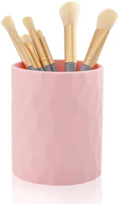 Produktbild von Wasserdichte Silikonstifthalter rosa für Schreibtisch