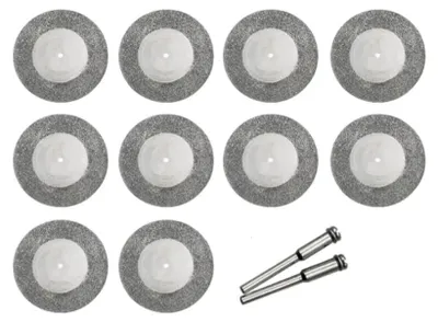 Produktbild von Set mit 10 Mini-Schneidscheiben für Multitools