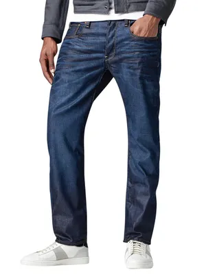 Produktbild von G-Star Herren 3301 Straight Hydrite Denim Jeans, Blau 31W x 32L