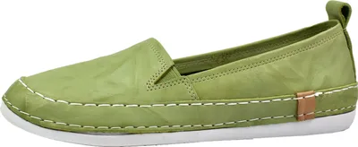 Produktbild von Andrea Conti Damen Slipper Leder bequem sportlicher Look Stretcheinsatz 0024819, Größe:42 EU, Farbe:Grün